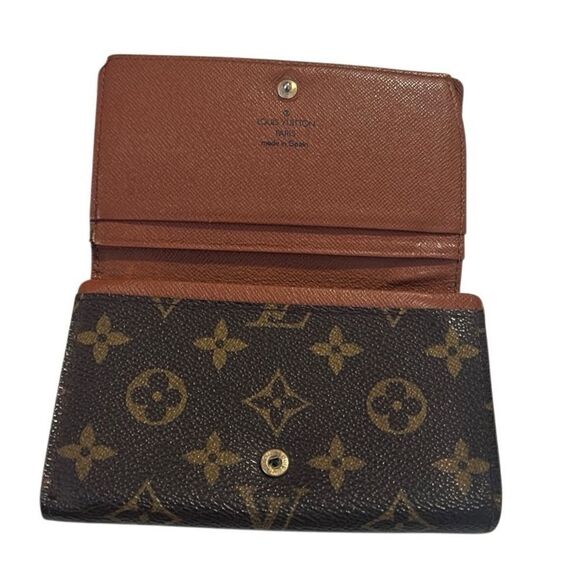 Louis Vuitton Brown Monogram Leather Bifold Wallet CA0929 Authentic - Picture 5 of 14